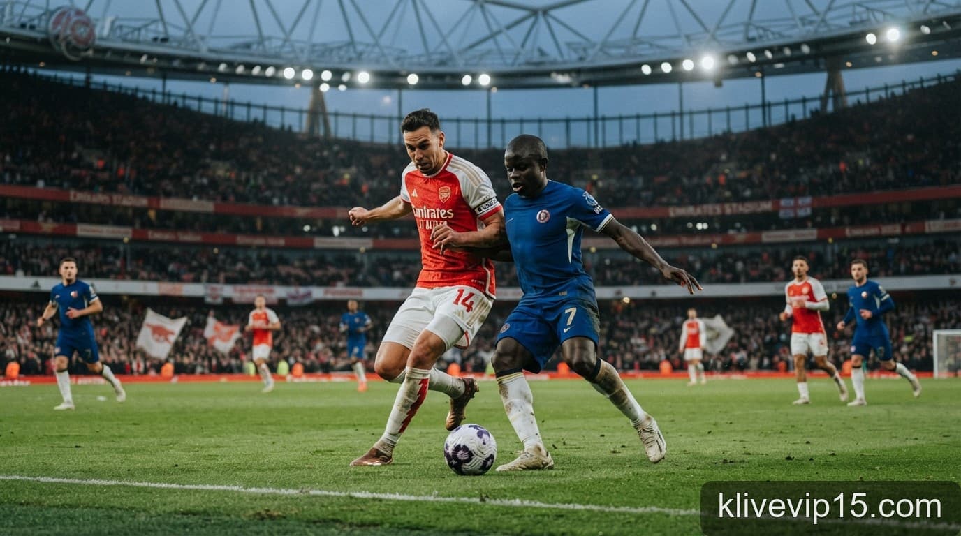 Đại chiến Arsenal vs Chelsea: Phân tích kèo live và những con số báo động cho The Blues